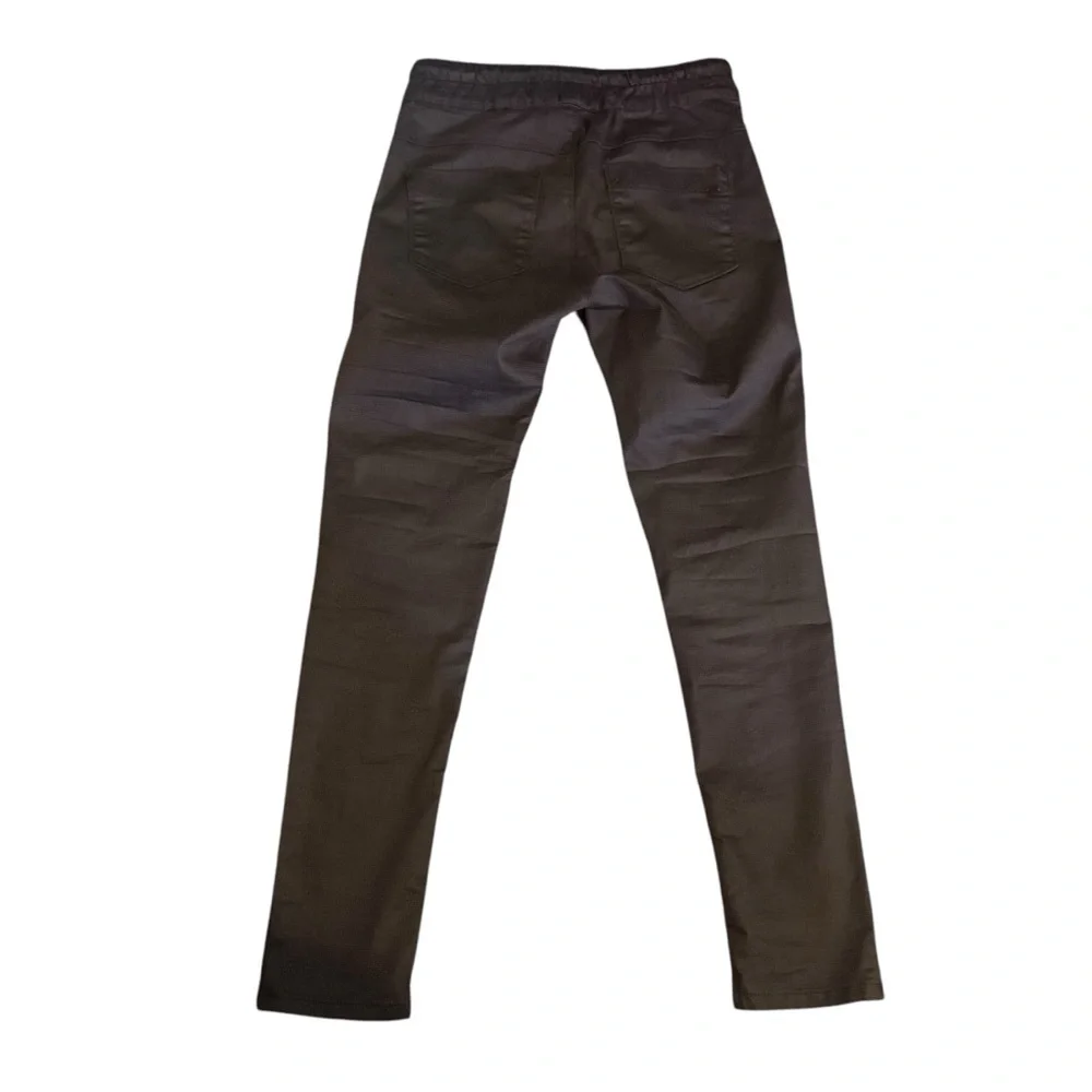 Bevy Flog Shely Pants Brown Straight with Drawstring Elastic Waist Womens 25 - Picture 4 of 13